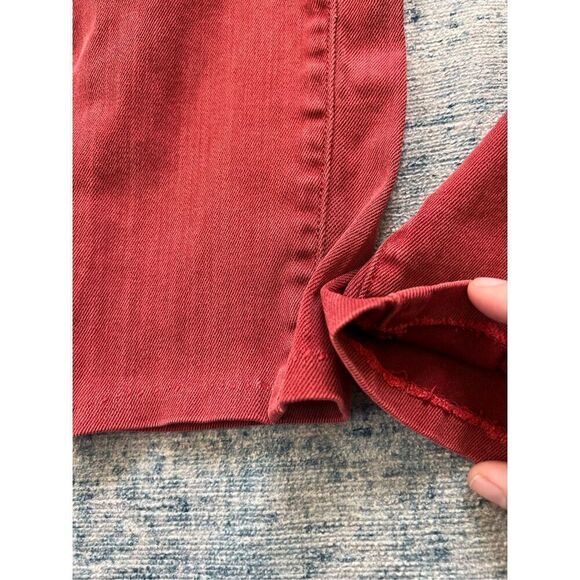 Marc by Marc Jacobs Candied Rum Red Stick Cropped Jeans Size 25 - Picture 8 of 8